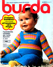 * burda : Serie Moda magliera e lavori all'uncinetto  N° 304 * M2018 D SH22/74