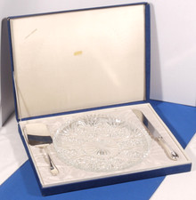 PRL) POSATA TORTIERA CRISTALLO COLTELLO PALETTA DOLCE ARGENTO 800 POSATE SILVER