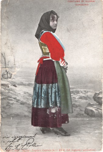 Sassari costume illorai - costume, di