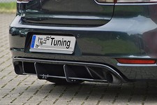 Attacco Posteriore Racing Inserto Posteriore Diffusore in ABS per VW Golf 6 GTI + Edizione 35