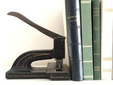 Pressa perforatrice in ghisa da ufficio regolabile anni '30