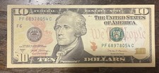 Banconota 10 $ Dollari USA