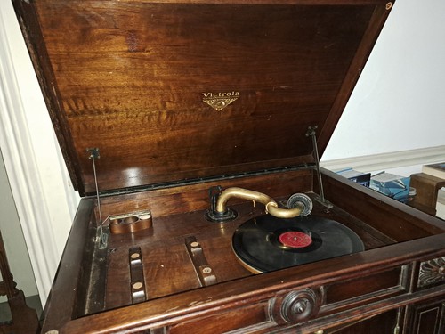 Grammofono antico victrola - grammofono,
