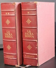 Sacra bibbia 2 volumi - sacra, bibbia.