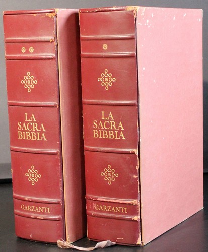 Sacra bibbia 2 volumi - la,