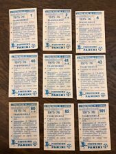 Panini calciatori 1975/76 scudetti trasferibili nuovi con velina a scelta 