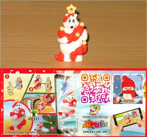 Orso polare cartina vu331 - polare,