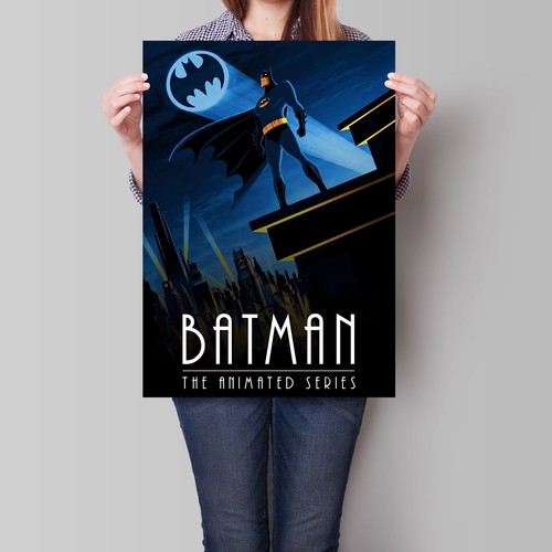 Poster batman serie animata - poster,