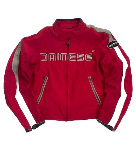 Giacca moto rossa bianca - giacca, e