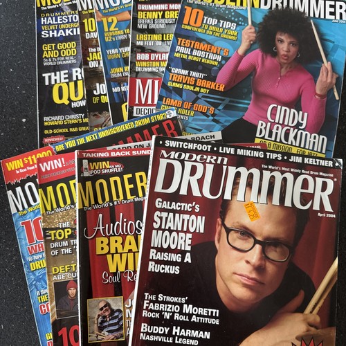 Modern drummer magazine bundle - magazine,