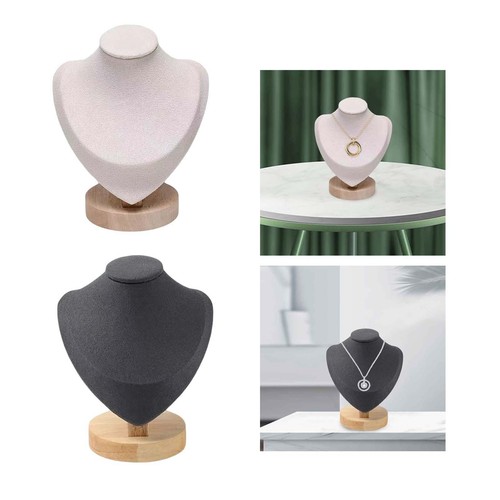 Buste bijoux avec bois - buste, de