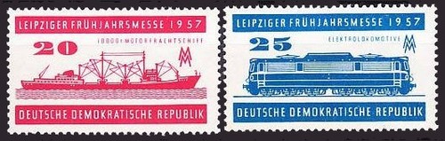 Germania ddr 1957 mnh - ddr, 2v