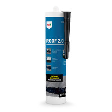 TEC7 SILICONE BITUMINOSO ROOF 2.0 FIBRO-RINFORZATO IMPERMEABILIZZANTE 310ML NERO