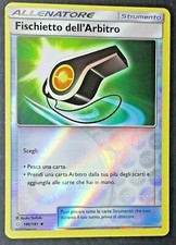 FISCHIETTO DELL' ARBITRO 146/181 Strumento Reverse Italiano POKEMON Allenatore