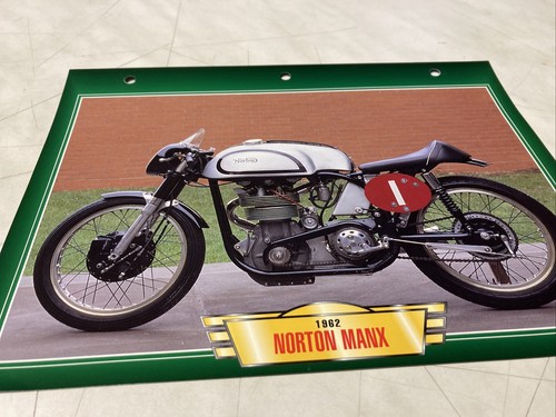 Norton 500 manx 1962 scheda - manx,