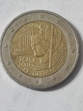 RARA RARISSIMA ASSAI da 2 euro REPUBLICK O'STERREICH 100 JAHRE