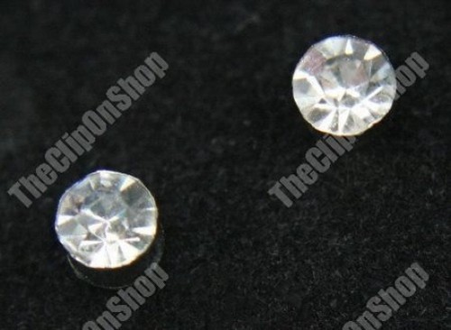 Orecchini strass clip - strass,