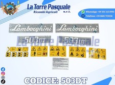 ADESIVI DECALCOMANIA TRATTORE