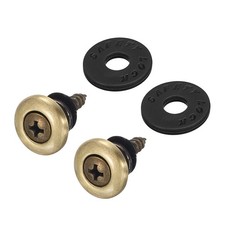 Chiusura a strappo per cinghia per chitarra Bottone per basso, bronzo, 2 pezzi