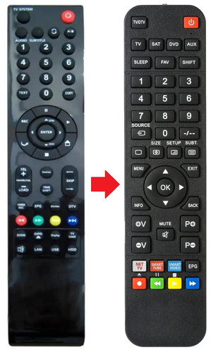 Telecomando adatto per 4geek - telecomando,