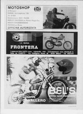 advertising Pubblicità -BEL'S HELMETS  '75-MOTOCROSS EPOCA G.CAVALLERO MAICO