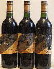 Lot 3 Château Latour Martillac 1989 . Appellation Pessac Léognan . Superbe état