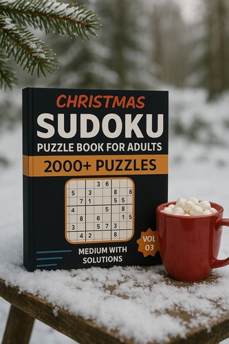 Sudoku puzzle book for adults - book,