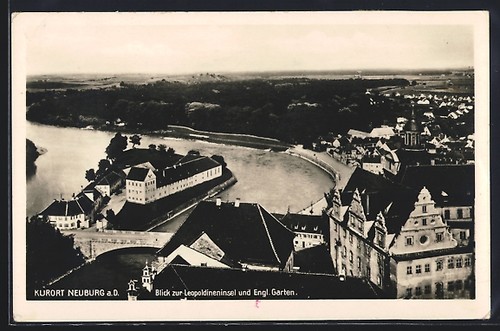Neuburg blick zur - neuburg, d.,