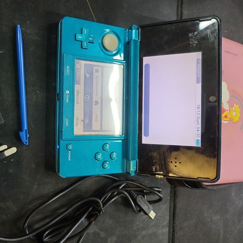 Nintendo 3ds aqua - blue, console