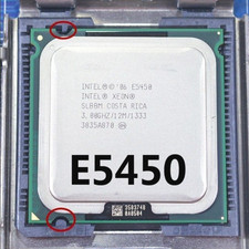 Processore CPU Intel Xeon E5450 Quad Core LGA 775 3, Ghz SLBBM simile (Q9650)