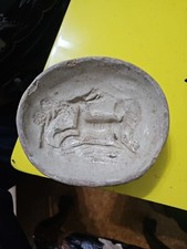 Ceramica Antica 1 FORMINA FORMELLA CALTAGIRONE PASTA BIANCA SICILIA Maiolica 700