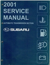 SUBARU LEGACY MK3 (BE BH) ORIG 2001 MANUALE RIPARAZIONE CAMBIO AUTOMATICO DI FABBRICA