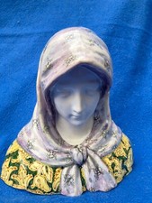 Busto della Madonna XIX secolo Angelo Minghetti Maiolica italiana / Faience