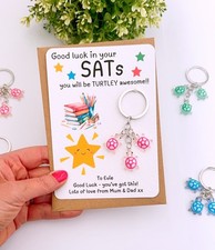 SATs Good Luck Turtle Keyring