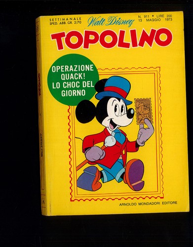 Topolino libretto 911 del - topolino,