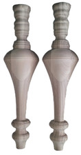 4 Piedi tavolo legno massello