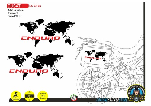 Adesivi valigie ducati - 2,