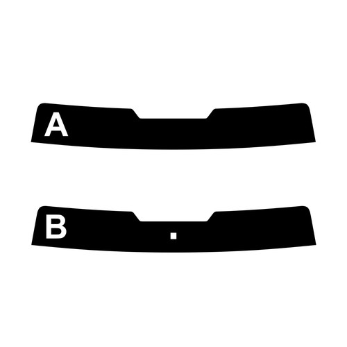 Fascia parasole parabrezza - fascia,