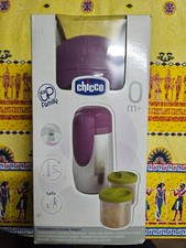 Chicco Thermos Portabiberon e PortaVivande Termico Caldo Freddo acciaio min 5Ore