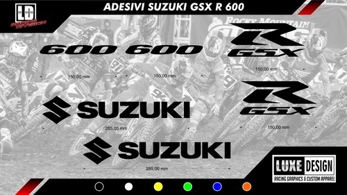 Kit adesivi suzuki gsx - adesivi, r