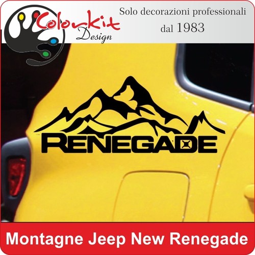 Adesivo montagne per jeep - adesivo,