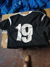 18 maglie calcio nere numerate