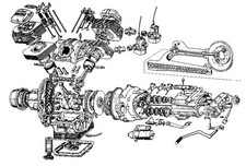 Moto Guzzi V50 Monza - >47 Set