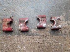 MOTO GUZZI GUZZINO 65 B D'EPOCA CAVALLETTI FISSAGGIO MANUBRIO SUPPORTI MV 175 75