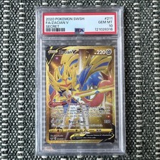 PSA 10 ZACIAN V 211/202 FULL