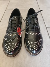 Scarpe Donna Derby Stringate Borchiate OVS Nere Numero 36