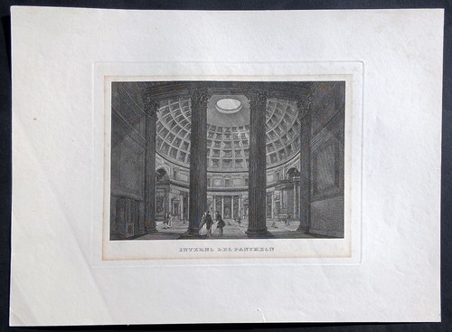 Stampa antica 1861 roma - 1861,