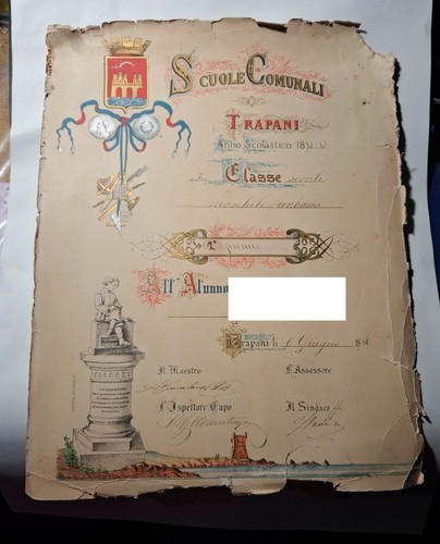 Diploma scolastico trapani - diploma,