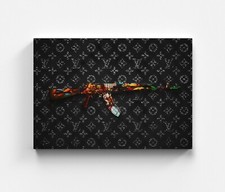 Quadro su tela pop art forno