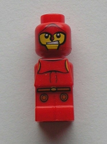 Lego red microfigure - lego,